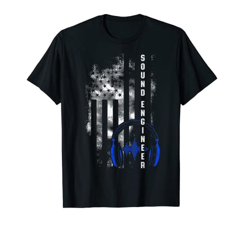 Studio Audio Engineer Sound Guy Tech T-Shirt
