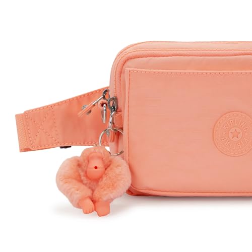 Image of Kipling Women's Abanu Medium Crossbody Bag, Lightweight, Adjustable Nylon Waist Pack with Multi-Compartment Zip Pockets