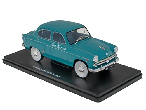 OPO 10 - Collectible miniature car 1/24 compatible with Moskvitch 407 Taxi - 1959 - ELC68, Medium