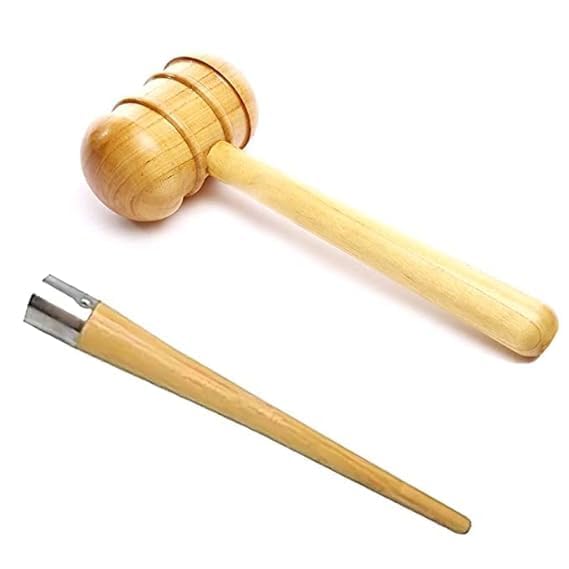ONETEN Sports Wooden Cricket Bat Grip Cone Applicator Knocking Hammer Wooden BAT Mallet Combo Pack (B0CZXLFNQ6) Amazon Price History, Amazon Price Tracker