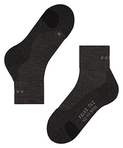 FALKE TK2 Wool Short Wandersocken mittelstarke Polsterung antiblasen Trekkingsocken kurz atmungsaktive schnelltrocknende klimaregulierende geruchshemmende Wolle Funktionsmaterial für Herren 1 Paar – Bild 9