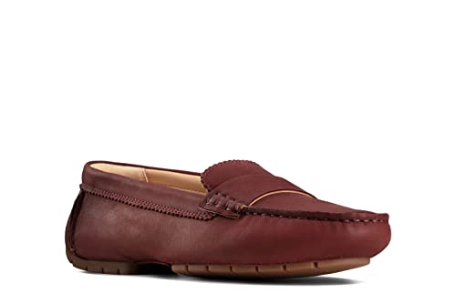Image of Clarks C MOCC Merlot Leather