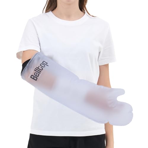 Protector escayola brazo adulto. Funda escayola brazo:100% impermeable. Protector brazo ducha: protector picc, mano, codo. Cubre tatuajes y heridas. Cubre escayola: resistente más de 300 usos.