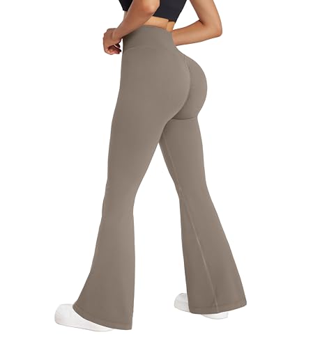 Pantalon de yoga évasé pour femme idéal du studio de fitness aux sorties décontractées