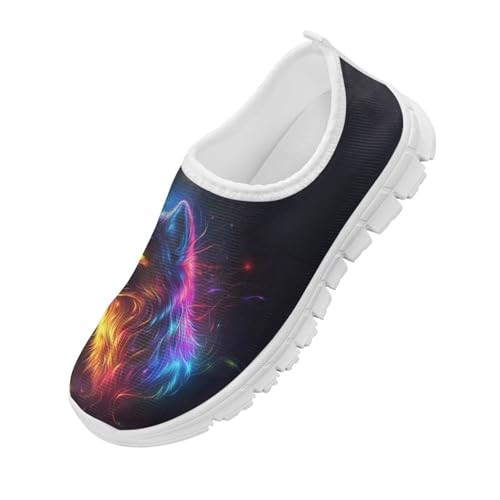 Doojoayie Little Boys Slip On Sneakers Novelty Outdoor Sport Shoes White Sole4