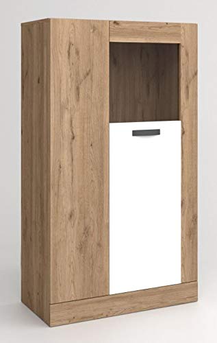 Conjunto-Muebles-Argos-Salon-Comedor-Blanco-Mate-y-Naturale-Estilo-Moderno-Mesa-TV-Estante-Vitrina-Baja Conjunto-Muebles-Argos-Salon-Comedor-Blanco-Mate-y-Naturale-Estilo-Moderno-Mesa-TV-Estante-Vitrina-Baja