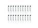 10ML Sterile Syringe Luer Lock with Measurement, No Needle - 20 Pack