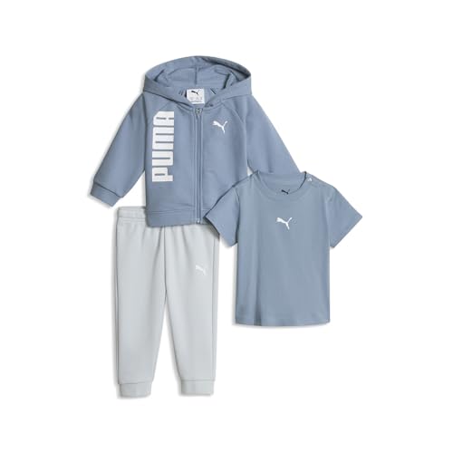 Ensemble PUMA Minicats avec t-shirt à capuche et pantalon en tricot pour bébé