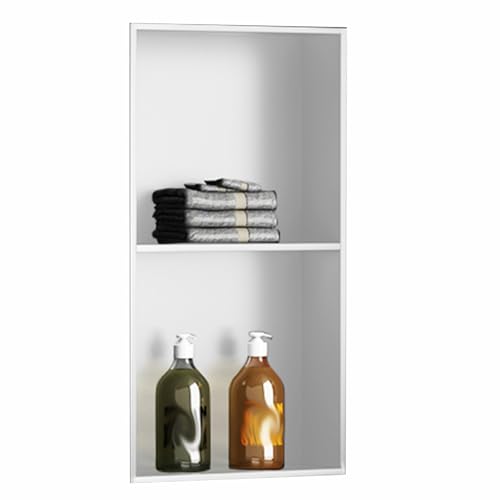 Armoire murale encastrée étanche pour une douche épurée et une cuisine moderne optimisée