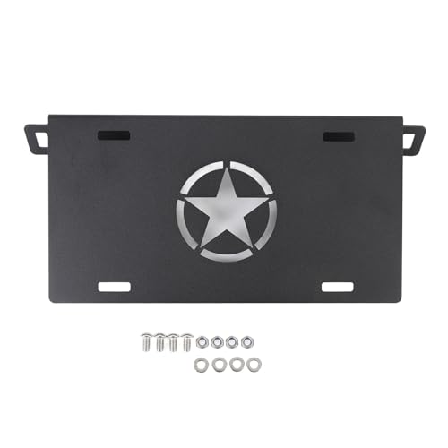 Soporte de placa de matrícula delantera de aluminio para Ford Bronco 2021-2024 de 2 y 4 puertas