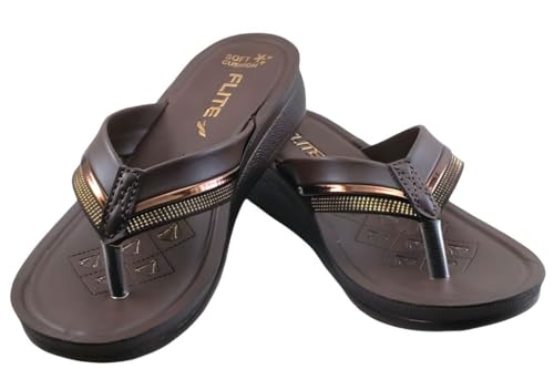 Image of FLITE PUL-204 Women's PU Slippers | Outdoor Comfortable Flip-Flops for Women & Girls | Anti-Slip Durable Thong Sandals for Ladiers