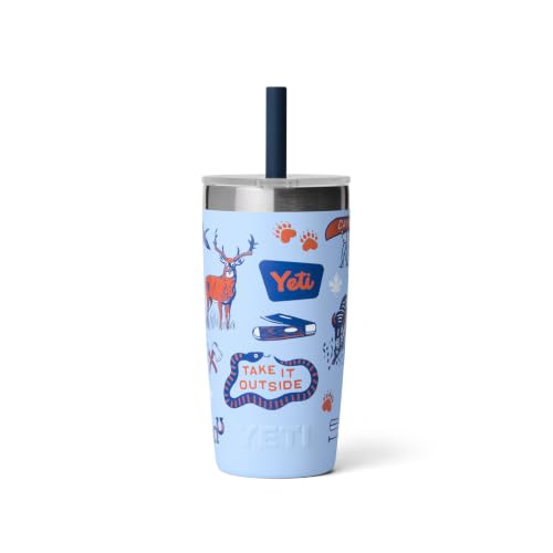Image of YETI Rambler Jr. 10 Oz Tumbler with Silicone Straw Lid