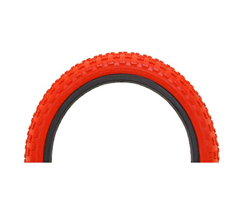 Alta Bicycle Tire Duro 16" X 2.125" Comp 3 Thread Bike Tire, Multiple Colors (Red) #TOP1