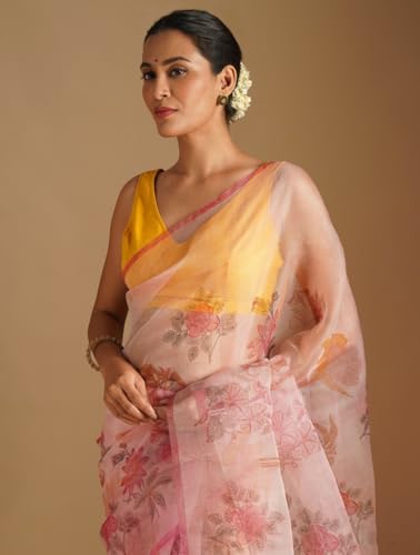 Jaypore maheshwari cotton silk saree – image 3