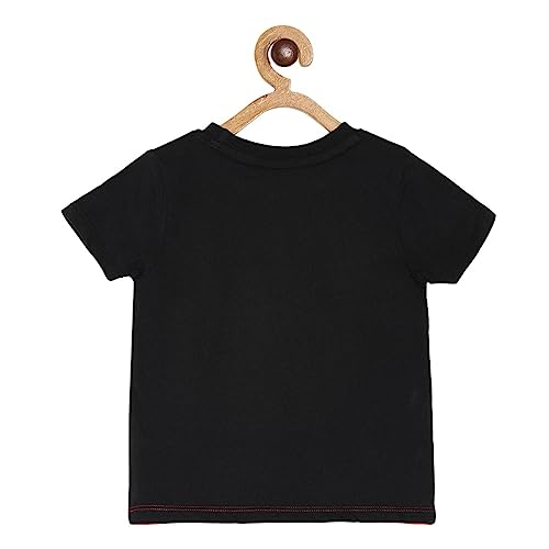 Image of miniklub Unisex Red Printed Pure Cotton Top