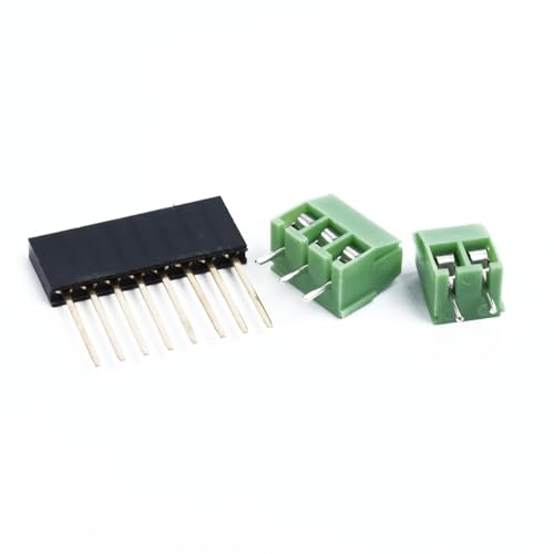 Zilimontt Kit de placa protectora de bloque de terminales de tornillo de prototipo MEGA-2560 R3 para Arduino - Terminal de paso de 84 pines de 3,5 mm, PCB FR-4 con cabezales hembra, sin montar para
