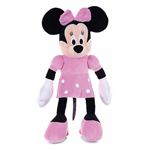 Peluche Minnie 70 cm PTS : décoration de chambre d'enfant et doudou géant