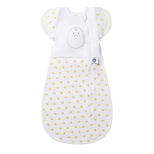 Image of Nested Bean Zen One™ - Gently Weighted Swaddle for Babies 0-3M (7-13 Lbs) | Adapts for arms in/Out | Prevents startles | Aid Self-Soothing | 2-Way Zipper | Machine Washable | TOG 1.0
