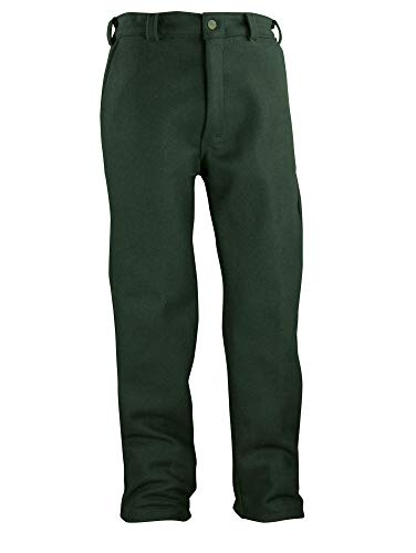 Regular and Big and Tall Dark Green Heavyweight Wool Hunting and Shooting Pants to Size 54 Made in Canada 214