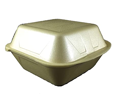 ENVASE PARA HAMBURGUESA GRANDE POREX COLOR ORO 155x150x75 mm - 500 uds - REF.V-500 Cover