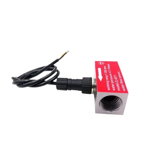 1pcs Compact Micro Turbine Flow Meter 1-30 L/min Hall Effect Water Flow Sensor Aluminum ½″ Thread Pulse Output Industrial