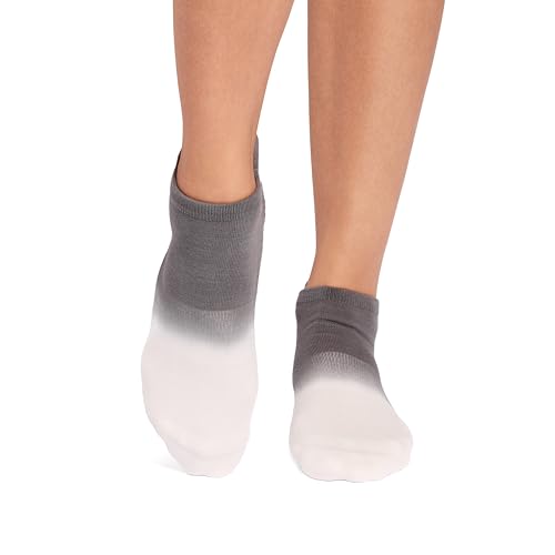 Image of TAVI Savvy Pilates Socks - Grip Socks for Women with Non-Slip Grips, Heel Tab, Arch Support, Wear for Yoga, Barre