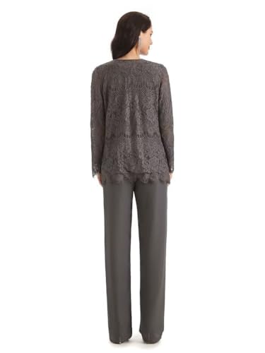3 Pieces Mother of The Bride Pant Suits for Wedding Lace Chiffon Pant Suits Grandmother of The Bride Pant Suits2