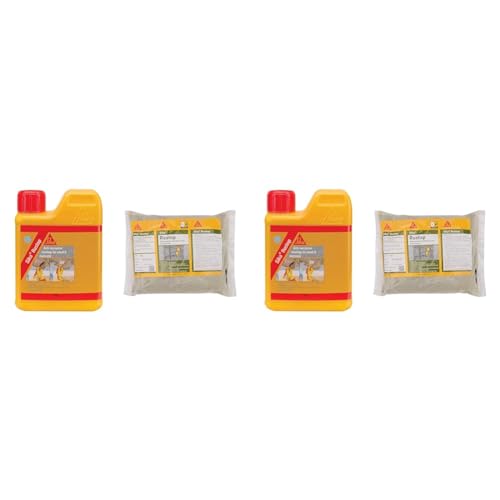 Image of Sika - Anti-corrosive coating - Sika Rustop - Protecting steel and concrete against corrosion - 2-component coating - Easy to use - 1,25kg (Pack of 2)