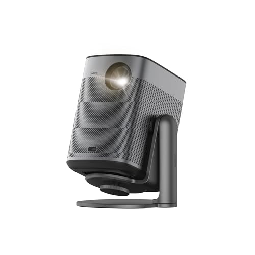 XGIMI Halo+ GTV Proyector Portátil 1080P con Soporte multiángulo, Google TV con Netflix Licenciado, 700 Lúmenes ISO, 2x5W Harman Kardon, ISA, Wi-Fi, Pantallla de 200'
