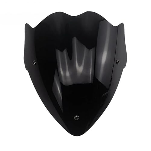 Windschild Bildschirm Motorrad-Windschutzscheiben-Spoiler Für Suzuki GSX-S750 2017–2021 Sport-Windabweiser, Verkleidungsverlängerung(SCHWARZ)