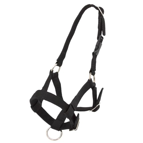 PFIFF 103101 Alpaca Halter "Pako", Adjustable Size for Alpacas with Clip Closure, Black