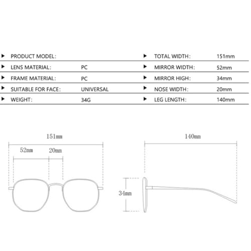 Lunettes de soleil rétro grand format pour stopper la fatigue oculaire