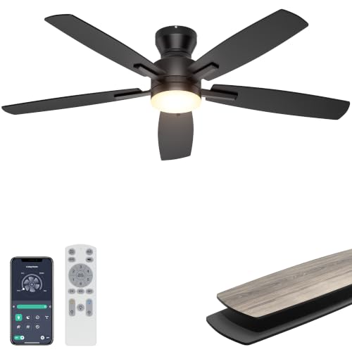 Ohniyou Ceiling Fans with Lights, 52'' Low...