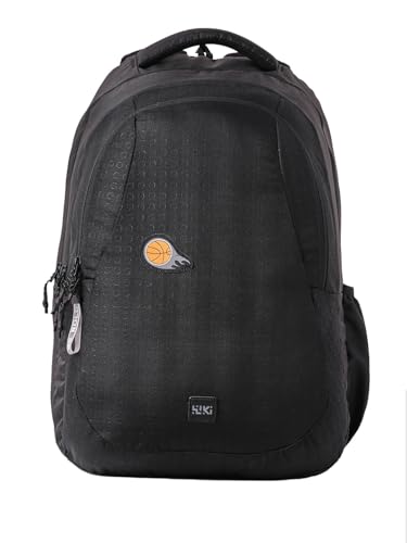 Image of Wiki Stylish Unisex Backpack 5 Durable & Lightweight backpack for Men & Women | Backpack for Office, Gym, Travel (46.5 Litre, Black)