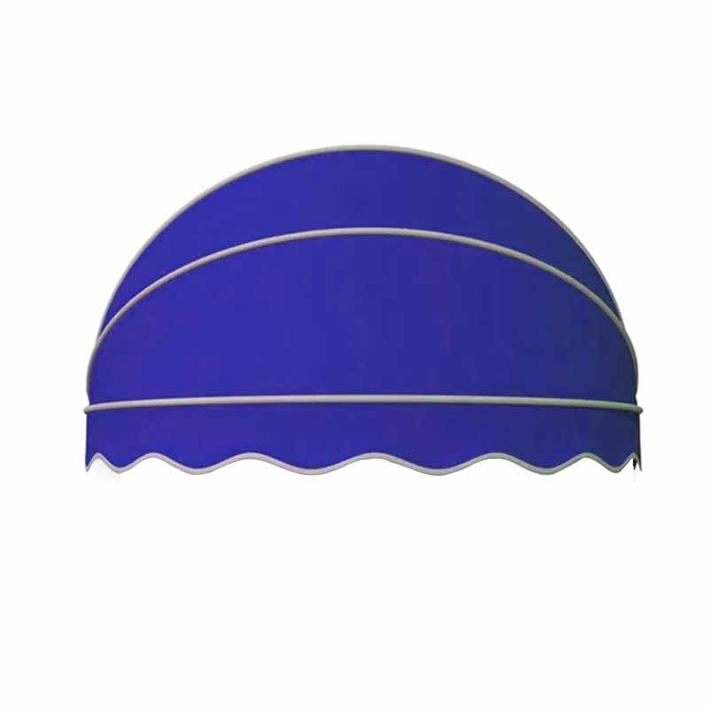 Auvent de fenêtre à structure pliable en aluminium pour une protection solaire optimale