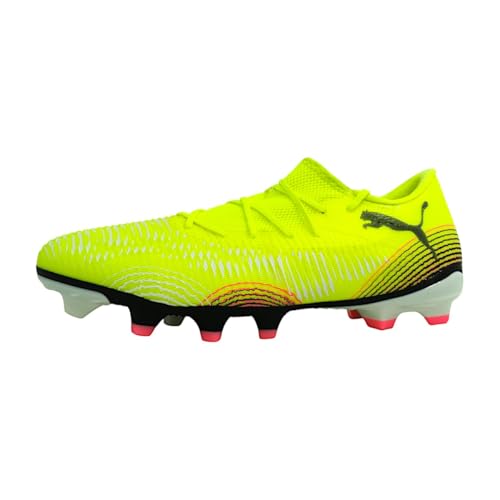 Puma - Future 8 Match Low FG/AG, Zapatillas de fútbol Unisexo, Yellow Alert-Puma Black-Sun Struck,