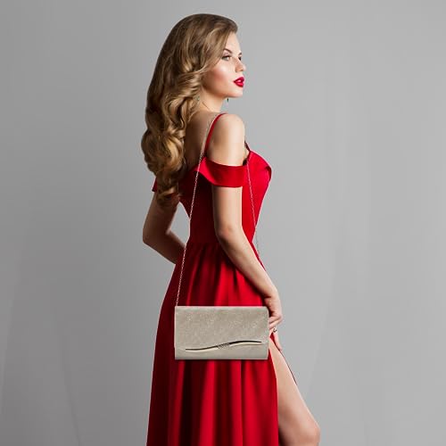 Image of UBAYMAX Evening Bag Clutch Purses for Women Lady Girl Handbags Crossbody Bag Wedding Bag for Prom Party Wedding Engagement | Wedding Bag