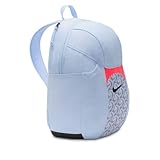 Nike Academy Team DV0761 30L Backpack, Royal Tint/Bright Crimson/Black, standard size, Football Soccer