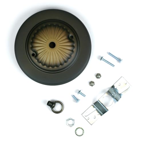 Kit d'auvent de 5 cm de long avec trou central 7/16" Jandorf 60213 bronze huilé durable