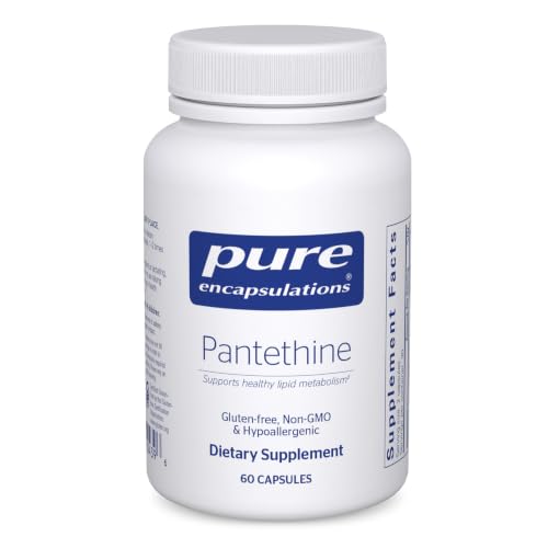 Pure Encapsulations Pantethine | Hypoallergenic Supplement Supports Healthy Lipid Metabolism and Cardiovascular Function* | 60 Capsules