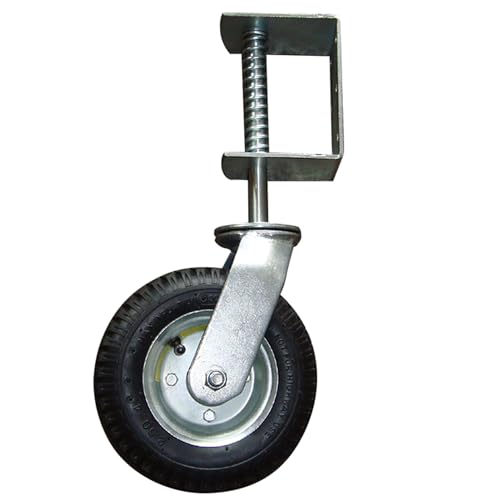 Northern Tool+Equipment Gate Wheel with Suspension - 210-Lb. Capacity, 8in. Pneumatic Tire, Model Number CT-GW01