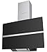 Produktbild SCHNEIDER Dunstabzugshaube Schrägesse Glas schwarz Breite 90cm A++