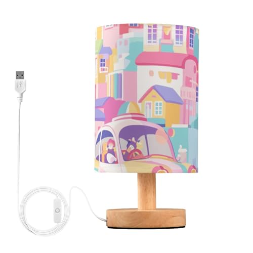 Lámpara de Mesa de Noche Colorida Cartoon para Niños miniatura 1