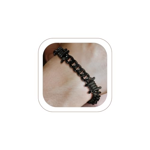 Pulsera Barbed Wire de Acero Inoxidable para Hombre miniatura 1