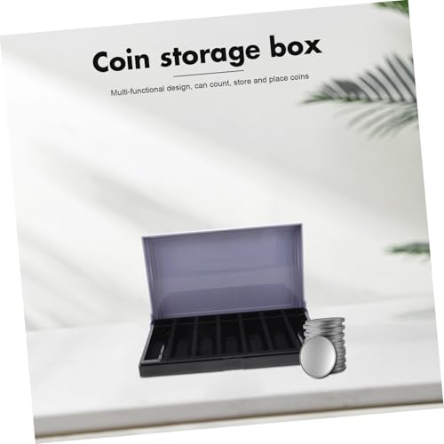 Organizador de monedas multipropósito jojofuny gris miniatura 4