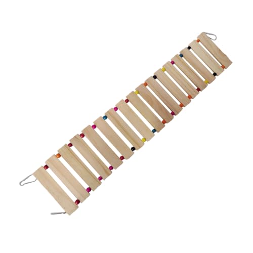 GALPADA Hanging Swing for Parrots Bird Ladder Perch for Climbing Chewing Swinging for Birds Like Macaws Poultry Coop