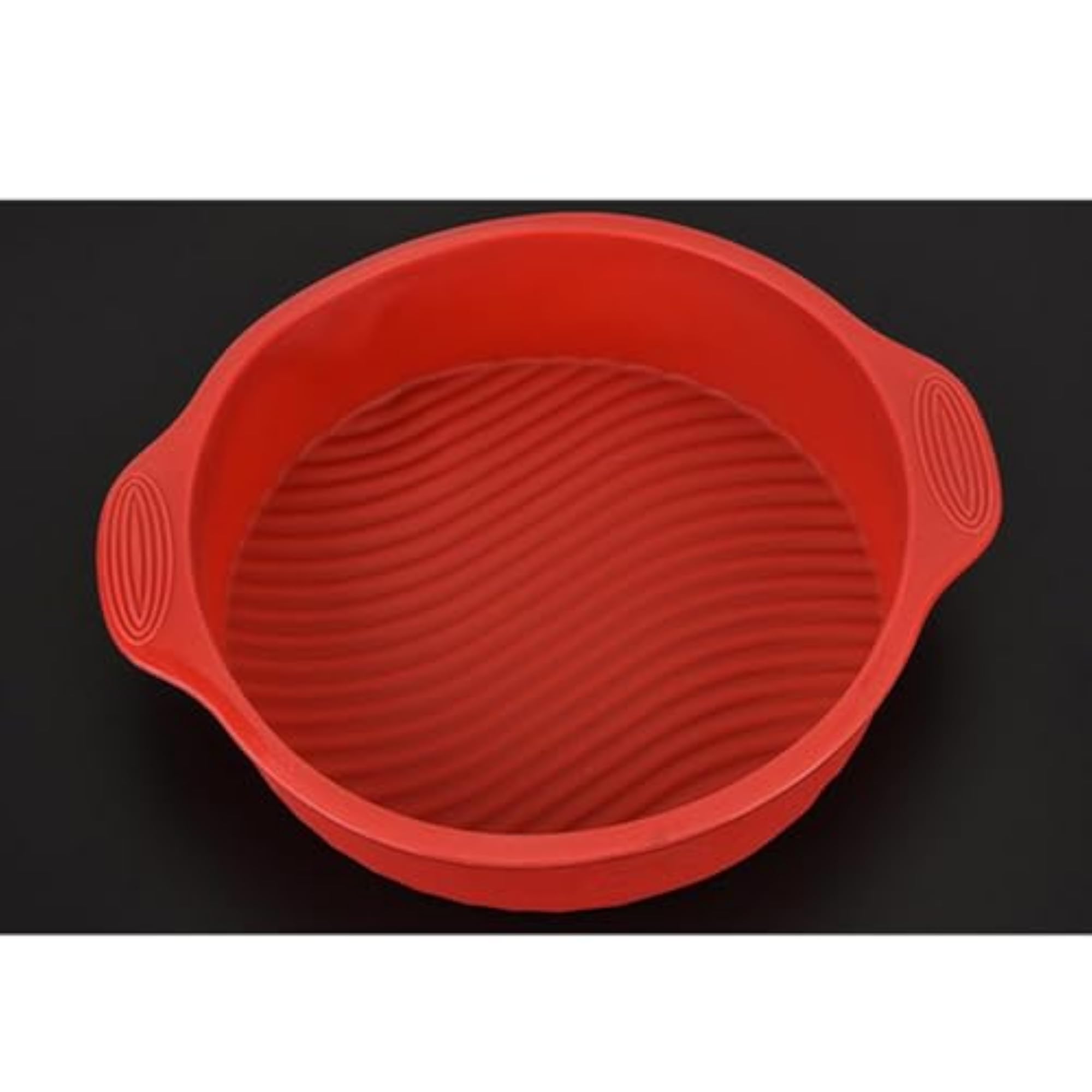 Silicone Bakeware Round Mould Cake Tin Non Stick Red
