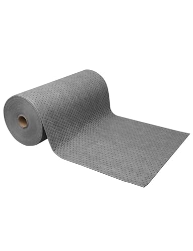 Mehrzweck-Saugrolle – Schnelle Absorption von Öl, Wasser und Chemikalien | Industrie- und Werkstattsicherheit for Kraftstoff, Werkstätten und Industrieverschmutzungen(0.8x50meters/2mm thickness)