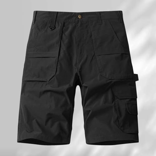 Men's Cargo Pants Workwear Outdoor Hiking Casual Straight Leg Pocket Utility Trousers for Daily Wear3