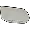 Convex Mirror Mirror Glass Right Passenger Side Fit For 2006-2011 Honda Civic, RH Replacement Rearview Convex Glass, Non Heated Including Full Adhesive Non Glass Mirror - Foto 6